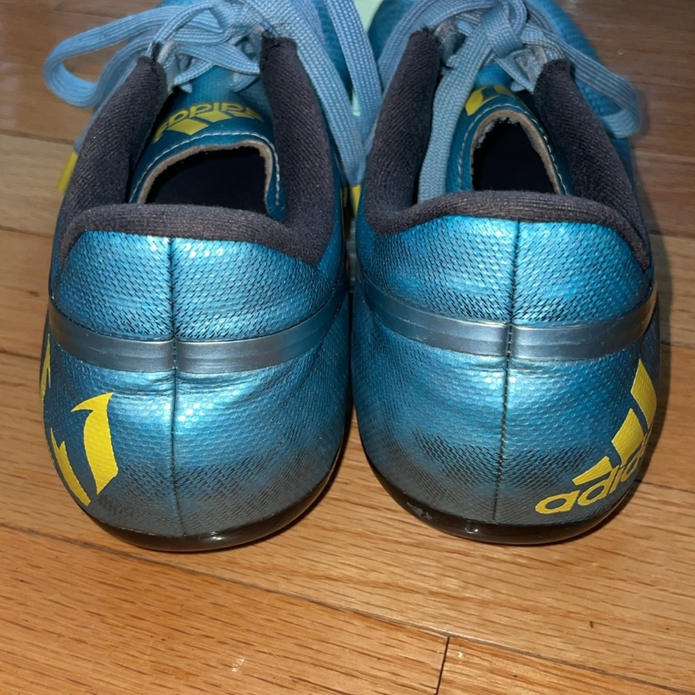 Adidas Blue Athletic Shoes Cleats - Picture 5 of 7